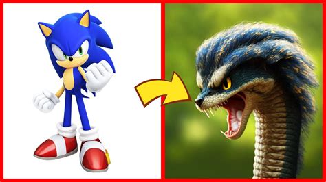 SONIC The Hedgehog ALL CHARACTERS As SNAKE 2024 YouTube