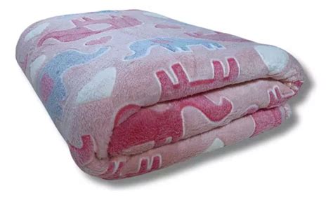 Cobertor Infantil Brilha No Escuro 1 80x2 00 Cor Elefante Rosa