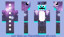 Dinosaur in a Galaxy Dinosaur suit Minecraft Skin