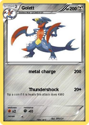 Pokémon Golett 30 30 - metal charge - My Pokemon Card