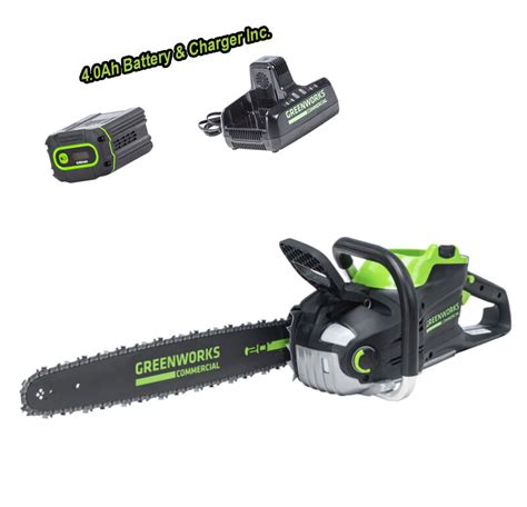 Greenworks 82v 20 3 4kW Chainsaw 4 0Ah Kit Henderson Mowers