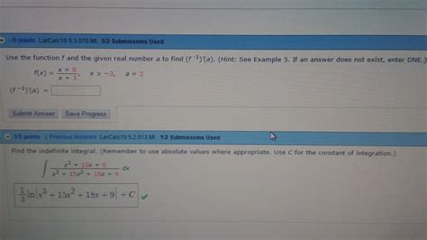 Solved Use The Function F And The Given Real Number A To