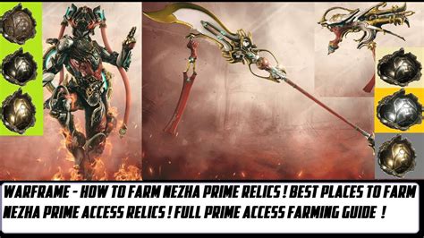 Warframe How To Farm Nezha Prime Relics Best Missions To Farm Nezha