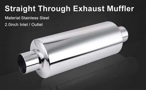 Amazon Evil Energy Inlet Outlet Exhaust Muffler Universal