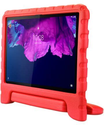 HappyCase Lenovo Tab P11 P11 Plus Kinder Tablethoes Met Handvat Rood