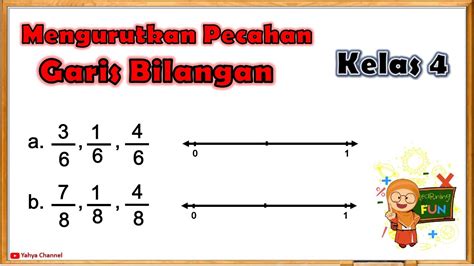 Lembar Kerja Pecahan Pada Garis Bilangan Untuk Kelas Di Quizizz The