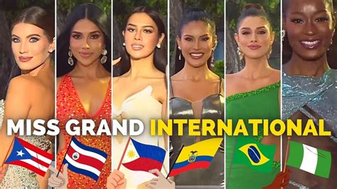 Miss Grand International 2022 Top 15 Sash Ceremony Entrega De Bandas💖 Youtube