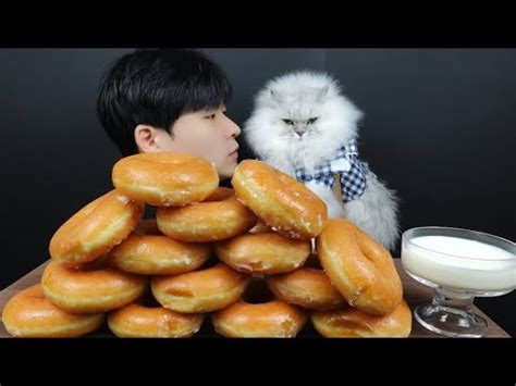 Krispy Kreme Donut Eating Show Korean Food Youtube