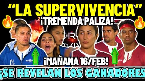 ⚠️🚨¡¡a Ultima Hora¡¡se Filtra Quien Gana La Supervivencia MaÑana 16