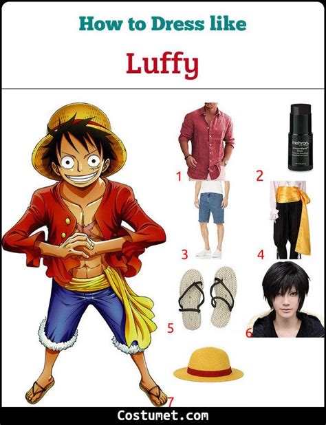 Monkey D Luffy One Piece Costume For Cosplay And Halloween 2022 In