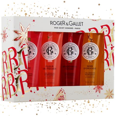 Roger et Gallet Coffret gels douche bienfaisants Idée cadeau