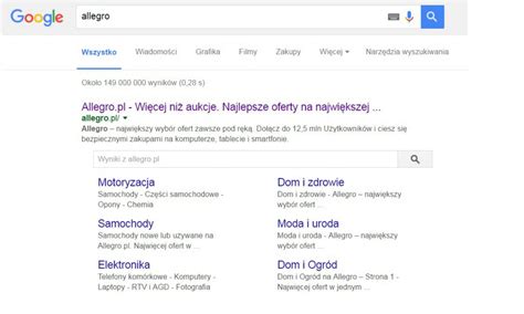 Rodzaje Wynik W Wyszukiwania Google Ponad Przyk Ad W