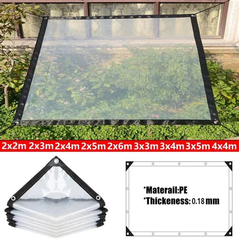 Tarlii Couverture Ext Rieure Transparente Pour Plantes De Jardin Auvent