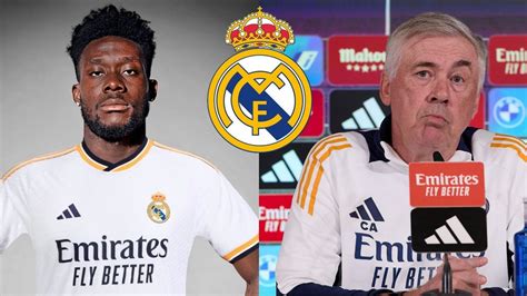 TRES MAUVAISE NOUVELLE POUR LE REAL MADRID AVEC ALPHONSO DAVIES DU