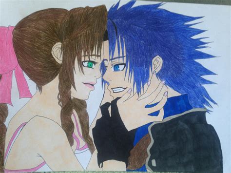 Zack fair and Aerith by motionlessinhell on DeviantArt