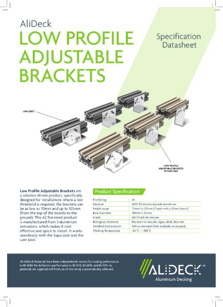 Adjustable Pedestal Brackets Nbs Source