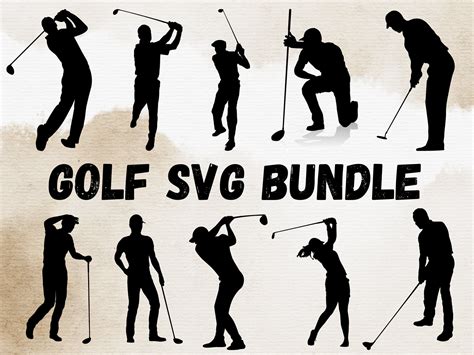 Golf Svg Bundle Golfer Svg Ball Svg Golf Club Svg Player Etsy