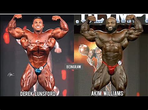 Derek Lunsford Vs Akim Williams Comparison At Mr Olympia