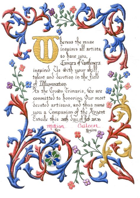 Illuminated manuscript, Illuminated letters, Calligraphy tutorial