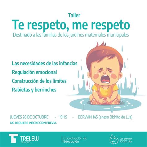 El Municipio De Trelew Brindar Un Taller Para Las Familias De Los