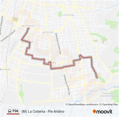 Ruta F Horarios Paradas Y Mapas Pie Andino Actualizado Hot Sex