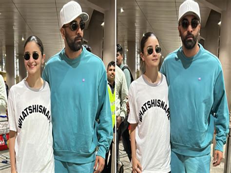 Ranbir Kapoor And Alia Bhatt Spotted At Airport See Their Comfortable