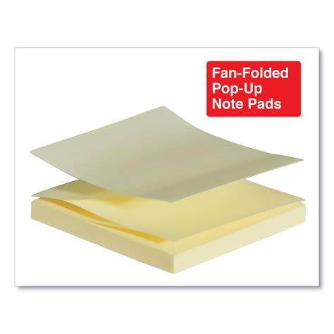 Unv35664 Universal® Fan Folded Pop Up Notes Zuma