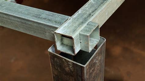 No One Knows Simple Idea For Square Tube Joints Youtube