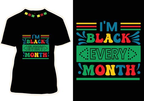 Black History Month T-shirt Design 17584004 Vector Art at Vecteezy