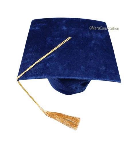 Navy Blue Velvet Faculty Graduation Gown And Cap Size Free Size At ₹ 500piece In Mumbai