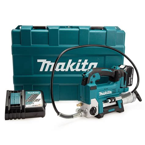 Shop Makita Dgp180rt 18v Lxt Grease Gun 1 X 50ah Battery Grease Guns Zoro Uk