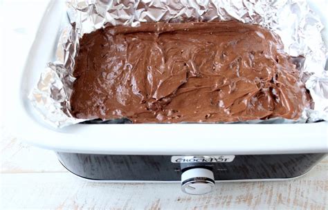 Crock Pot Brownies With A Pumpkin Cheesecake Swirl