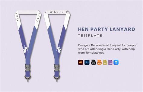 1 Inch Lanyard Psd Template Outlet