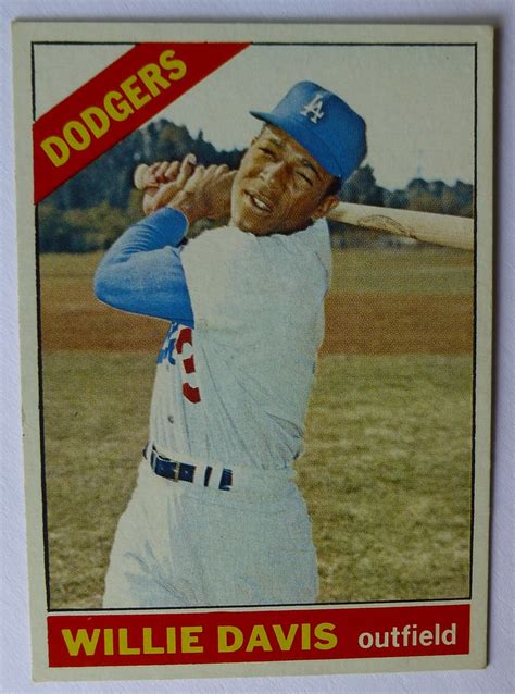 Willie Davis Los Angeles Dodgers Sold Frank Kelsey Flickr