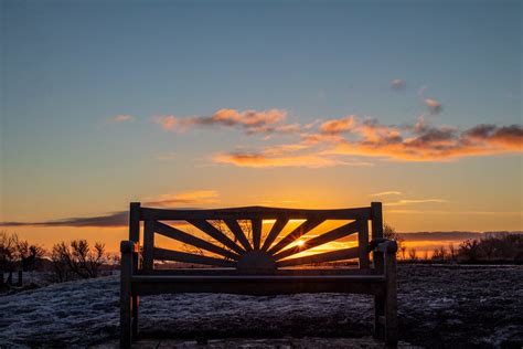 Bench Sunrise Sunrise At Broadway Tower Davva73 Flickr