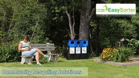 EasySorter Community and Outdoor recycle bins are a perfect recycling ...