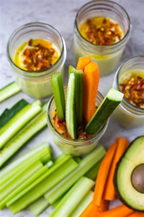 Avocado Hummus Snack Jars The Girl On Bloor