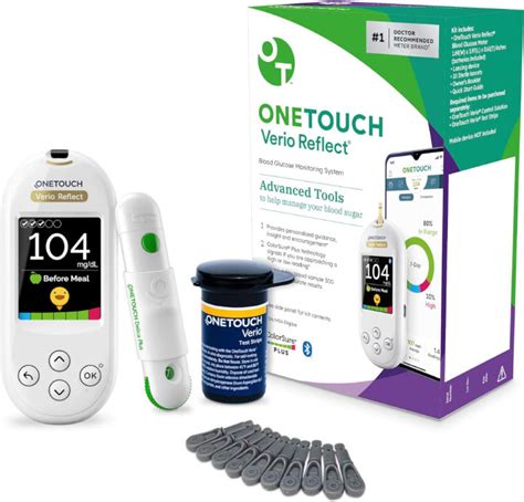 Onetouch Verio Reflect Blood Glucose Meter Blood Glucose Monitoring