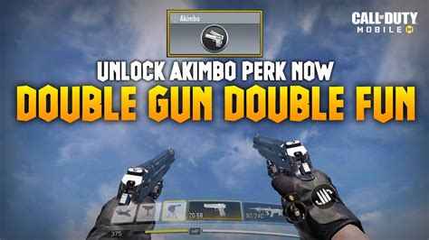 Cod Mobile Gs Unlock Akimbo Perk Gameplay How To Get Double