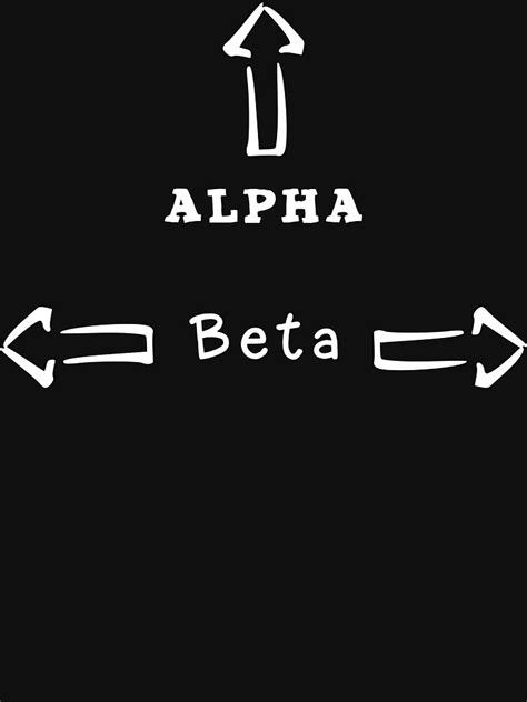 Alpha Beta T Shirt By Joeladamo Redbubble