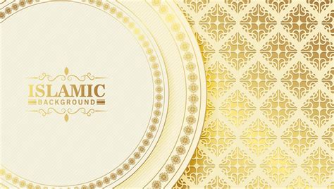 Elegant Islamic background with pattern motif 2001797 Vector Art at ...