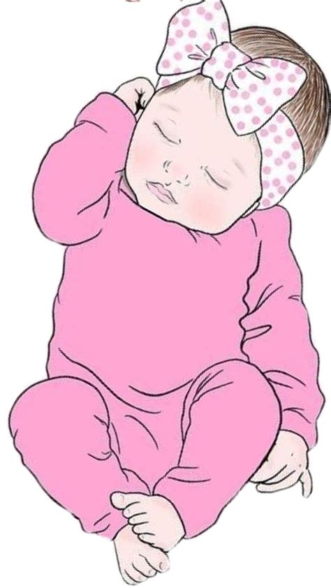 Desenho De Bebe Para Pintar - 10
