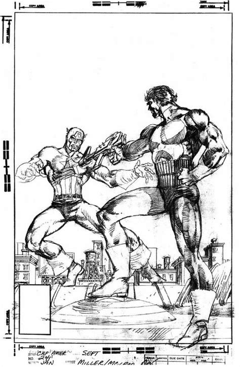 Captain America 241 Cover Frank Miller Frank Miller Art Comic