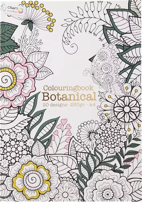 Craft Sensations Kleurboek The Wild Life Botanical Colouringbook