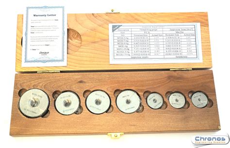 Dasqua Thread Gauge Set Ring Gauge M M Go