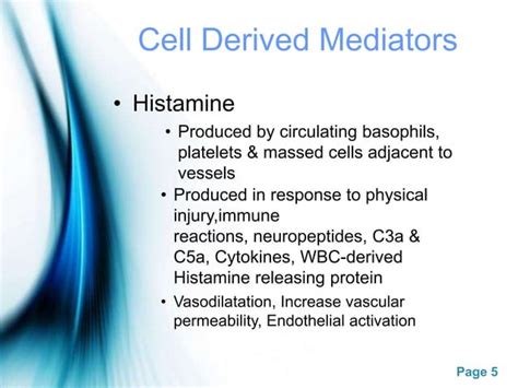 Chemical Mediators Of Inflammation PPT