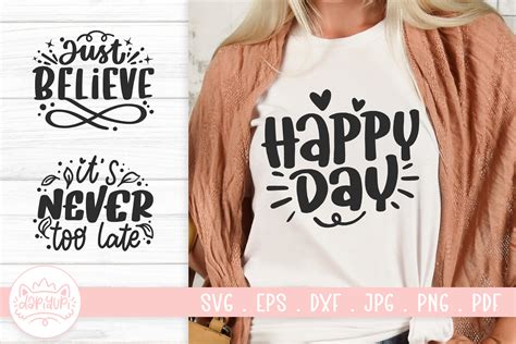 Motivational Svg Cut File Positive Svg Graphic By Dapiyupi Creative