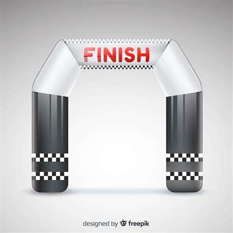 Finish Line Ribbon Vector