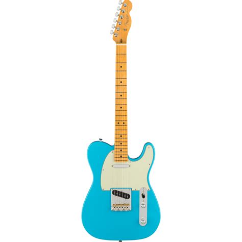 Fender American Professional Ii Telecaster Mn Miami Blue Chitarra