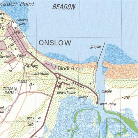 Onslow 1954 4 Map By Geoscience Australia Avenza Maps